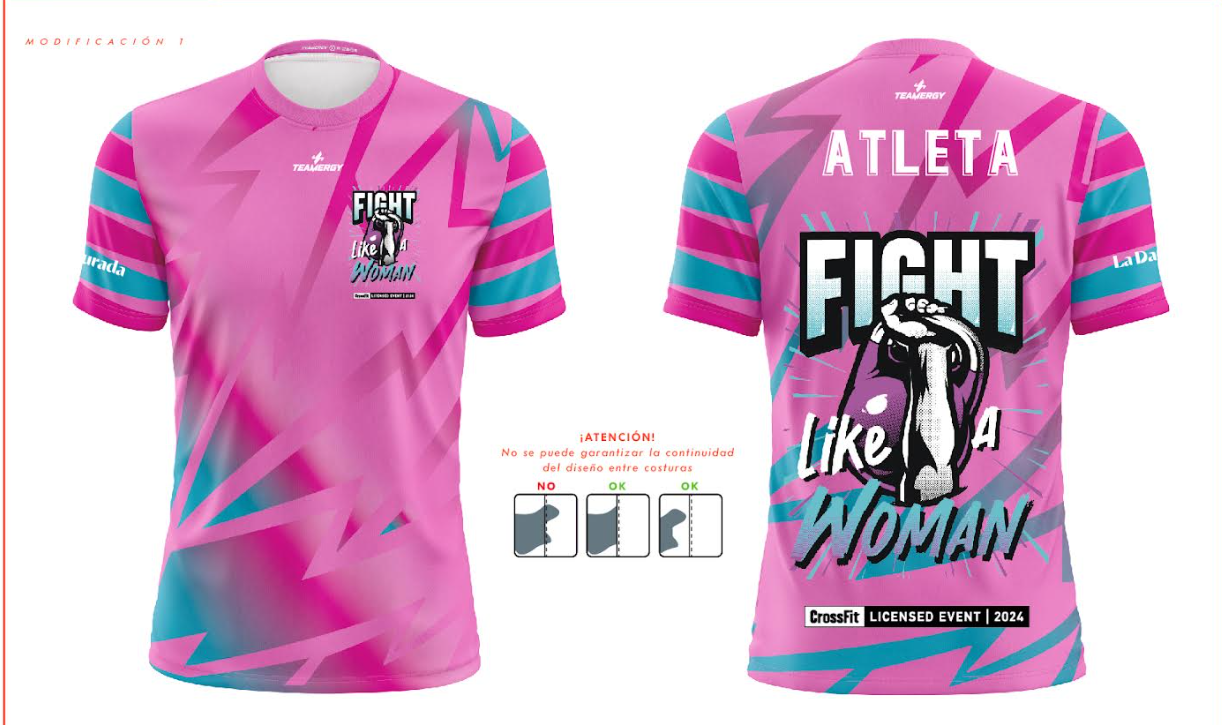Camiseta de atleta 2024
